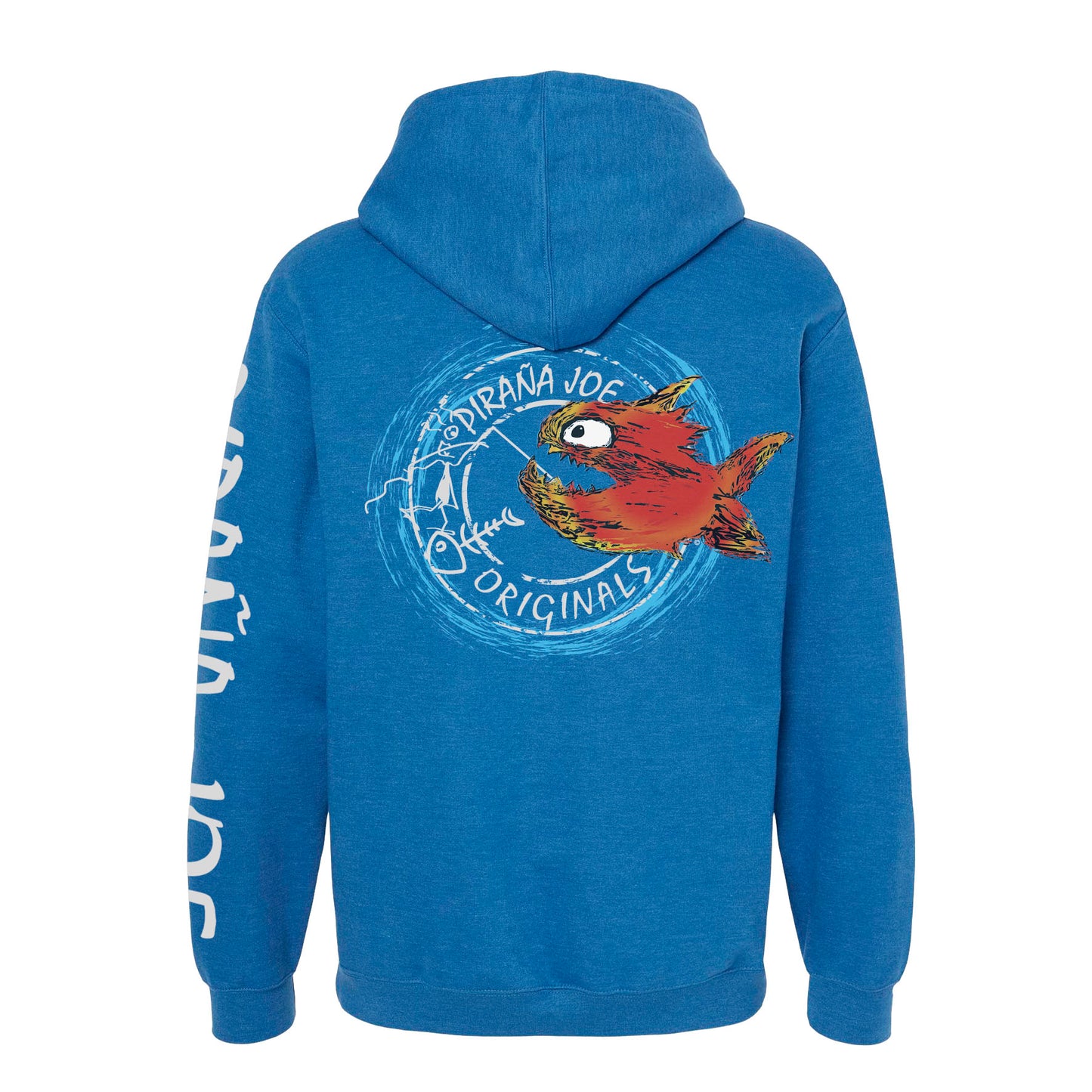 Hoodie Blue Heather PJ Stamp