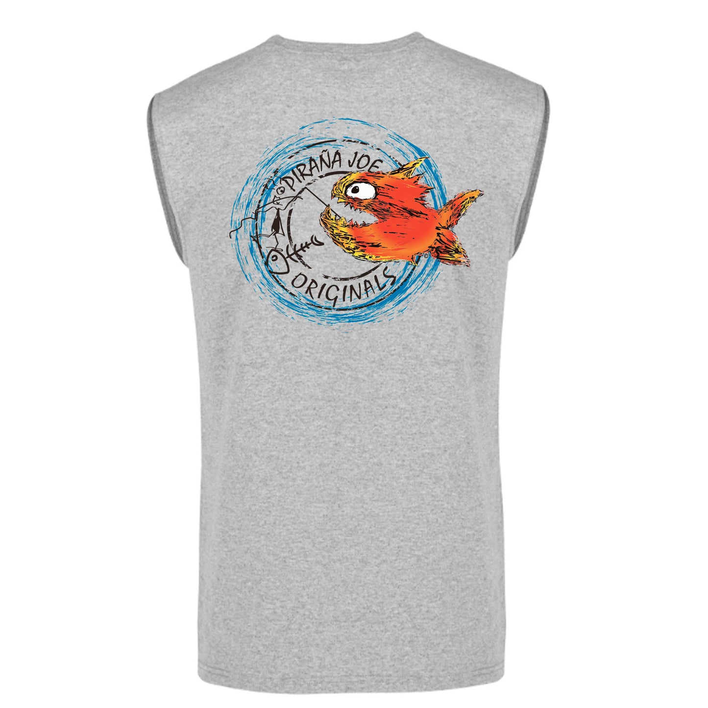 Sleeveless Classic Tee Gray PJ Stamp