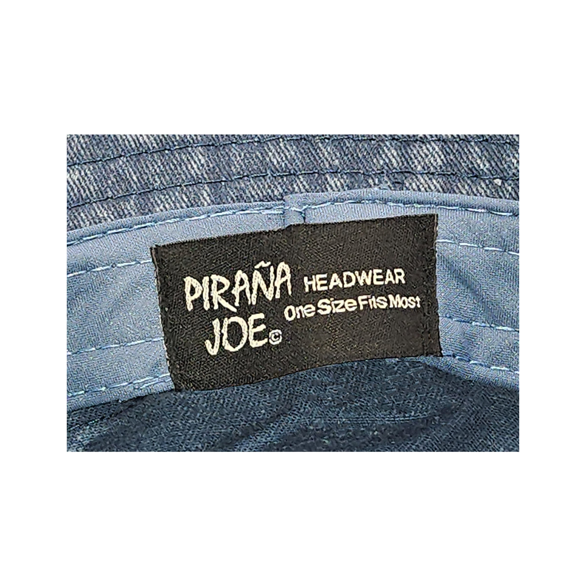 WASHED BLUE BUCKET HAT