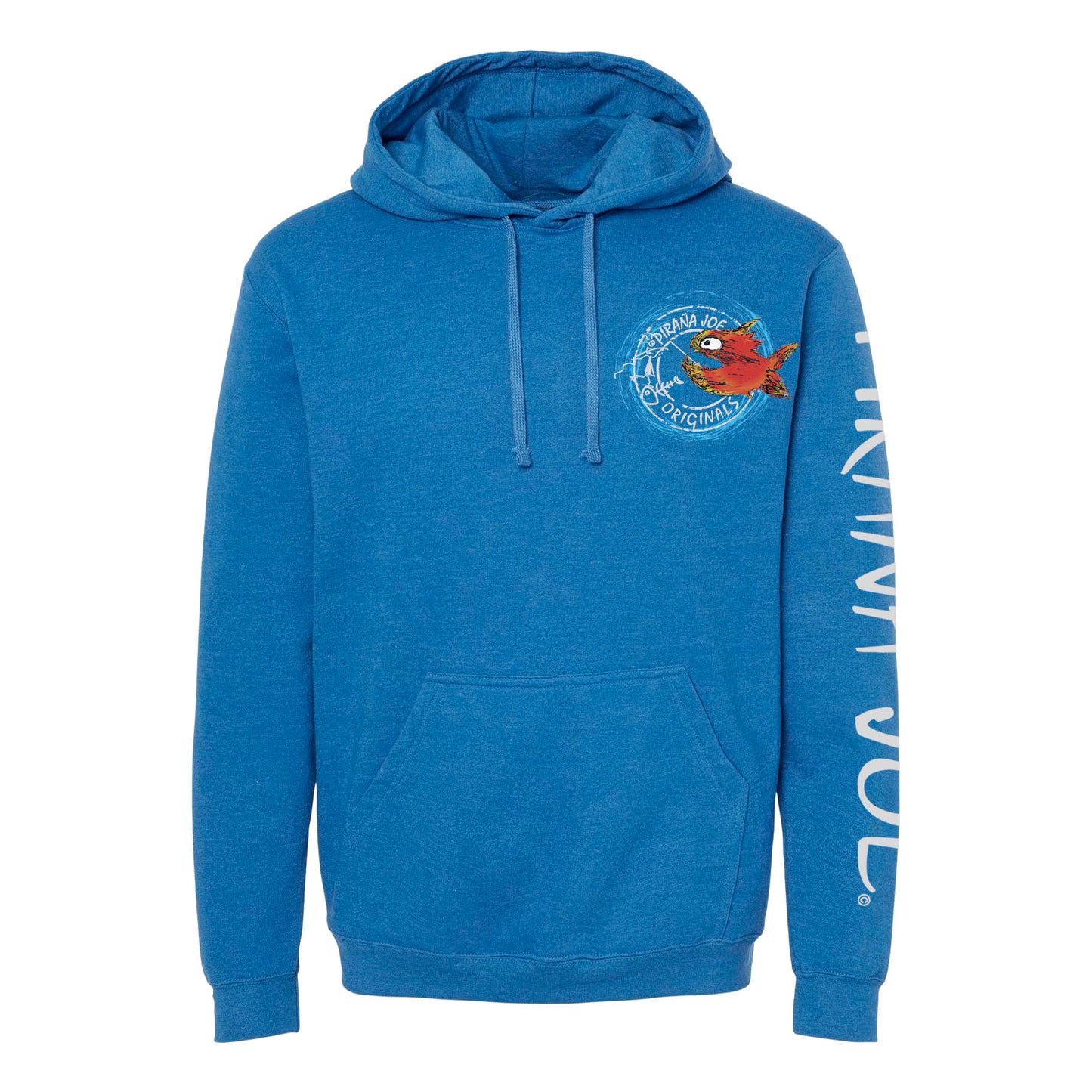 Hoodie Blue Heather PJ Stamp