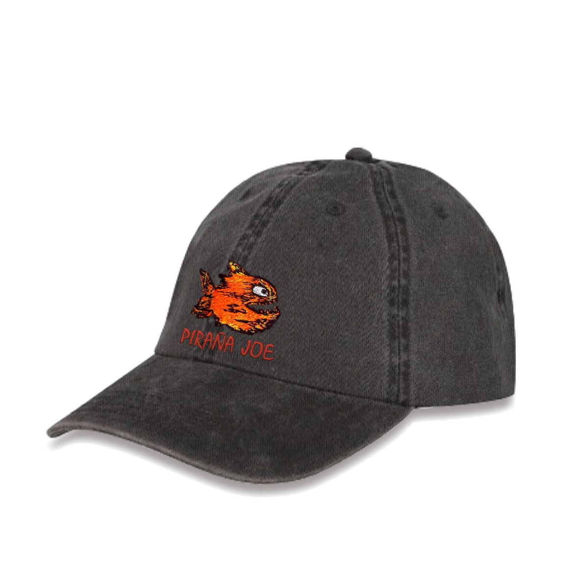 Washed Black Adult Cap