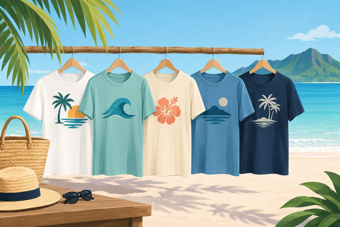 100 Cotton Beach T Shirts for Island Days