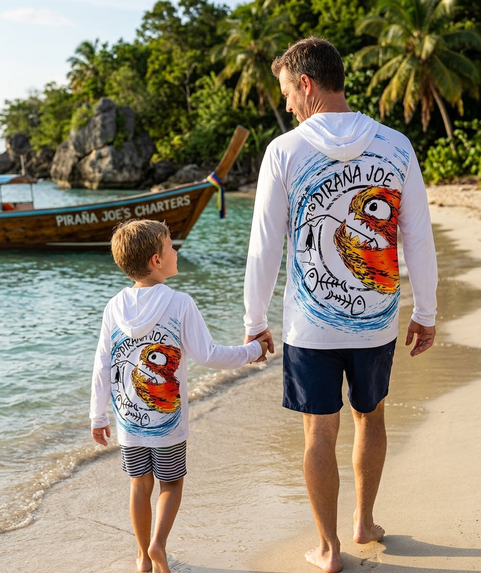 UPF 50+ Sun Hoodie PJ Stamp