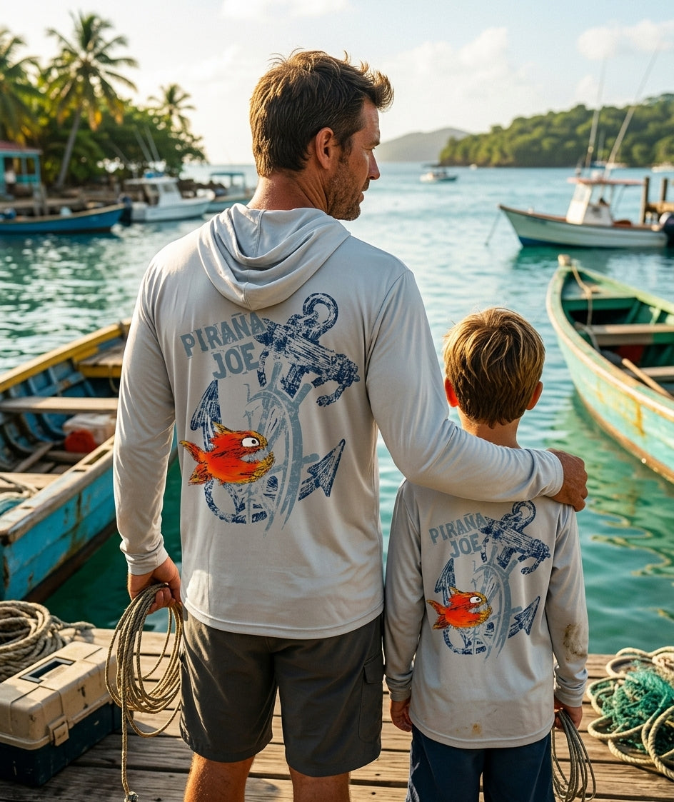UPF 50+ Sun Hoodie Anchor