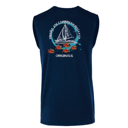 Sleeveless Classic Tee Dark Blue 18-55