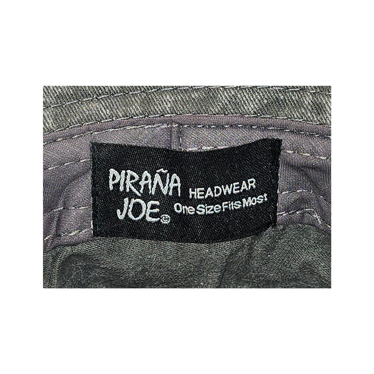 WASHED BLACK BUCKET HAT