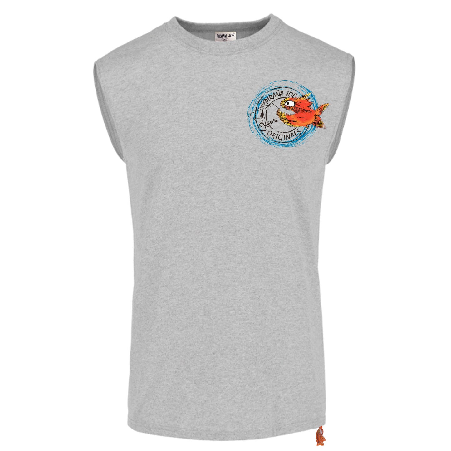 Sleeveless Classic Tee Gray PJ Stamp