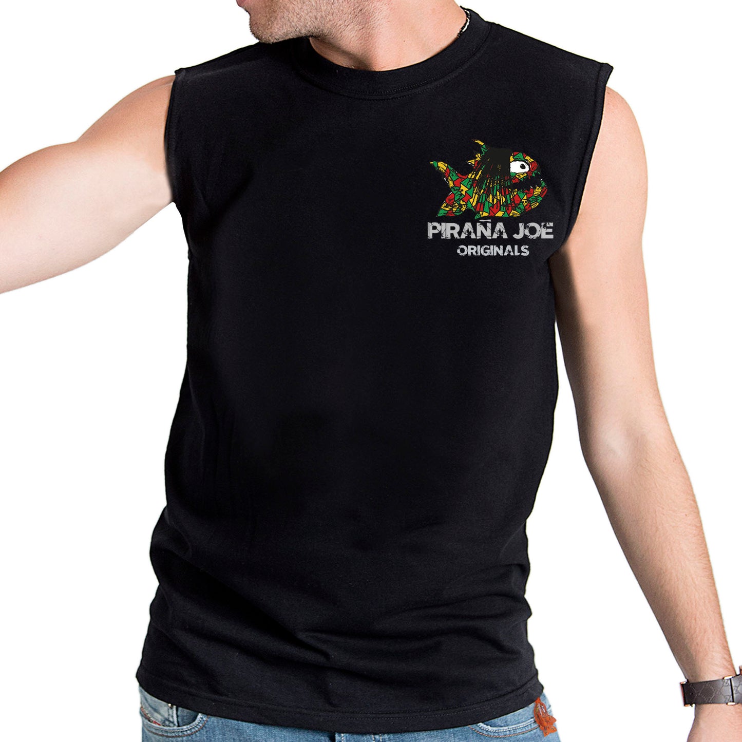 Sleeveless Classic Tee Black 18-60