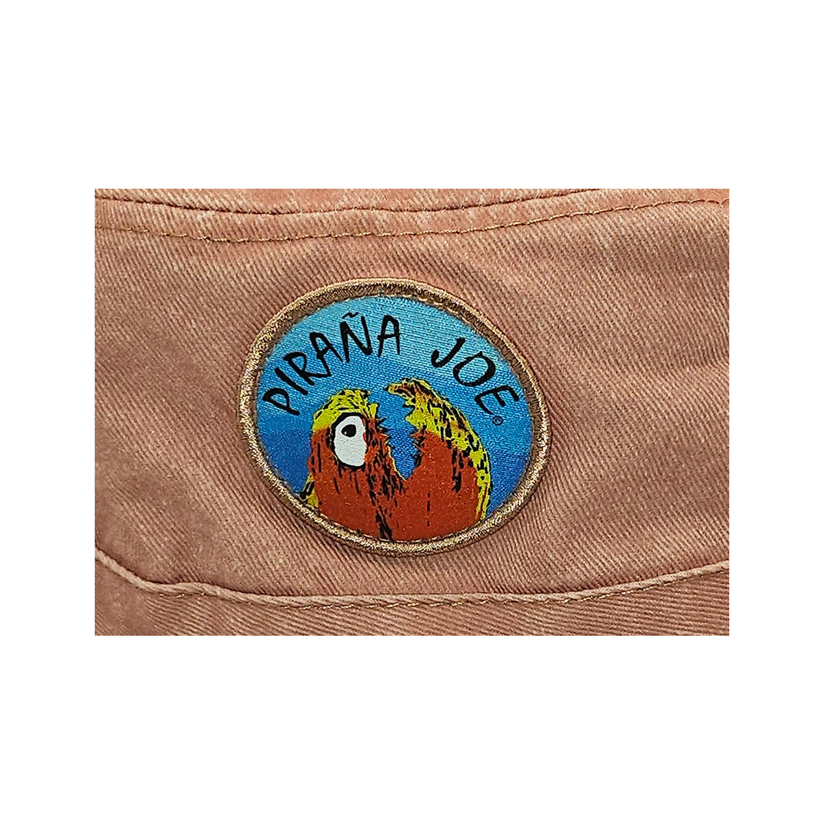 WASHED ORANGE BUCKET HAT